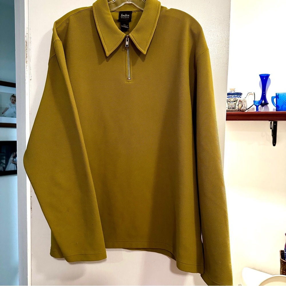 Neiman Marcus Olive Green Pullover size XXL